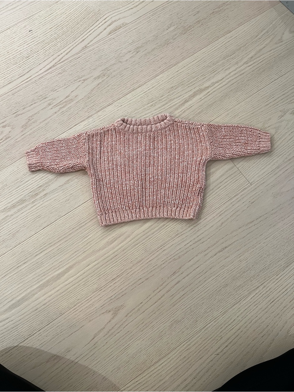 Old Navy Baby Chunky Knit Sweater – 3–6M – Blush Pink
